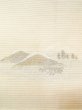 画像10: N0227I 袋帯 女性用着物 シルク（正絹）   アイボリー 菊 【中古】 【USED】 【リサイクル】 ★★☆☆☆ (10)