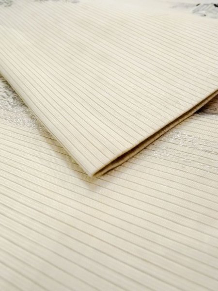 画像17: N0227I 袋帯 女性用着物 シルク(正絹)   アイボリー 菊 【中古】 【USED】 【リサイクル】 ★★☆☆☆ (17)