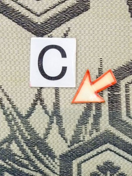 画像12: N0227O 袋帯 女性用着物 シルク(正絹) 淡い 灰色がかった オリーブ 笹 【中古】 【USED】 【リサイクル】 ★★☆☆☆ (12)