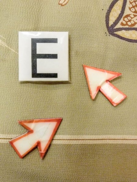 画像18: N0227Q 名古屋帯 女性用着物 シルク(正絹)   オリーブ 藤 【中古】 【USED】 【リサイクル】 ★★☆☆☆ (18)