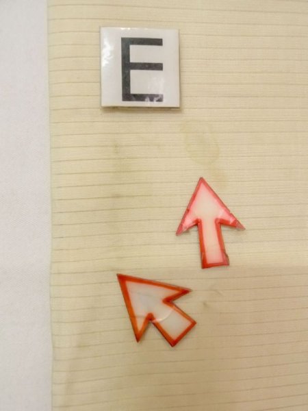 画像17: N0227T 袋帯 女性用着物 シルク(正絹)   アイボリー 花 【中古】 【USED】 【リサイクル】 ★★☆☆☆ (17)