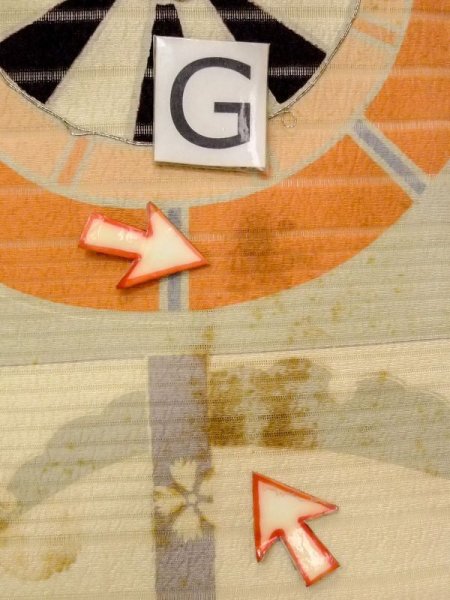 画像18: N0227Z 袋帯 女性用着物 シルク(正絹)   アイボリー 流水 【中古】 【USED】 【リサイクル】 ★☆☆☆☆ (18)