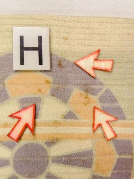 画像19: N0227Z 袋帯 女性用着物 シルク(正絹)   アイボリー 流水 【中古】 【USED】 【リサイクル】 ★☆☆☆☆ (19)