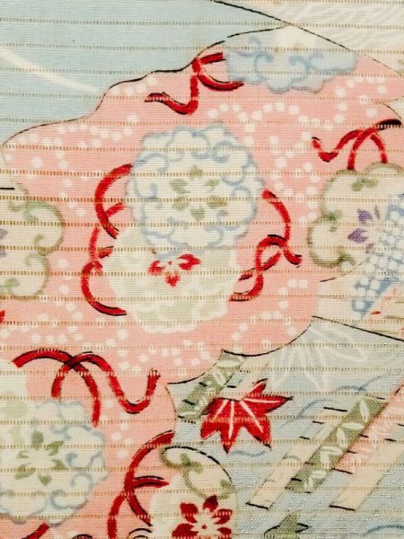 画像3: N0228B 袋帯 女性用着物 シルク(正絹)   アイボリー 花 【中古】 【USED】 【リサイクル】 ★★☆☆☆ (3)