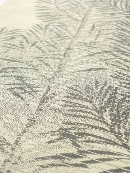 画像5: N0228C 袋帯 女性用着物 シルク(正絹)   アイボリー 木 【中古】 【USED】 【リサイクル】 ★★☆☆☆ (5)