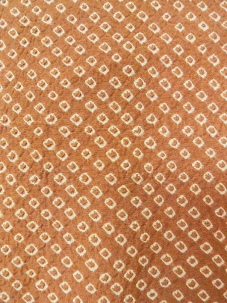 画像6: N0305A  女性用 羽織  シルク(正絹)   茶色, かのこ 【中古】 【USED】 【リサイクル】 ★★☆☆☆ (6)