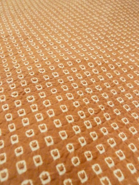 画像7: N0305A  女性用 羽織  シルク(正絹)   茶色, かのこ 【中古】 【USED】 【リサイクル】 ★★☆☆☆ (7)