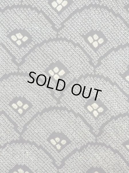 画像3: N0305C  女性用 羽織  シルク（正絹）   黒, 青海波 【中古】 【USED】 【リサイクル】 ★★★☆☆ (3)