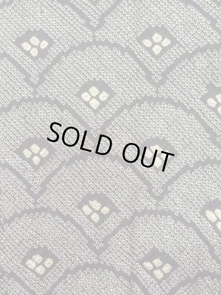 画像4: N0305C  女性用 羽織  シルク（正絹）   黒, 青海波 【中古】 【USED】 【リサイクル】 ★★★☆☆ (4)