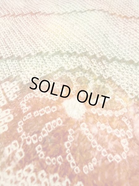 画像10: N0305H Mint  女性用 羽織  シルク(正絹)   マルチカラー, 花 【中古】 【USED】 【リサイクル】 ★★★★☆ (10)