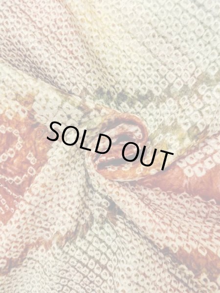 画像11: N0305H Mint  女性用 羽織  シルク(正絹)   マルチカラー, 花 【中古】 【USED】 【リサイクル】 ★★★★☆ (11)