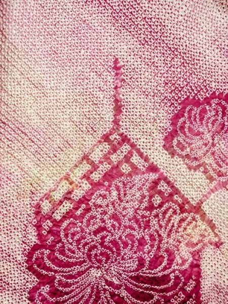 画像3: N0305K Mint  女性用 羽織  シルク(正絹)   藤色, 花 【中古】 【USED】 【リサイクル】 ★★★★☆ (3)