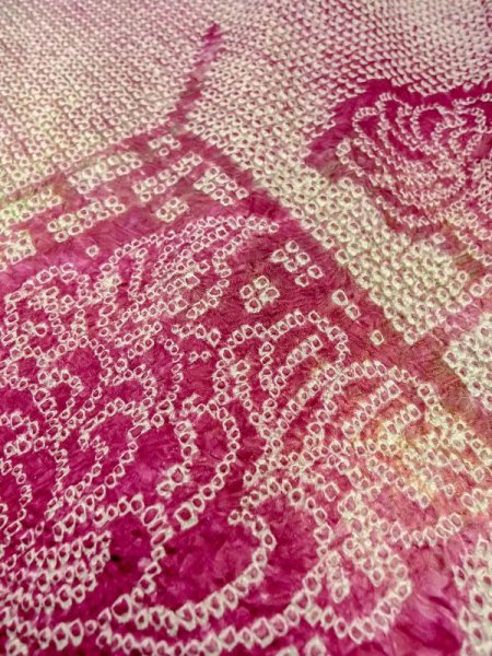 画像8: N0305K Mint  女性用 羽織  シルク(正絹)   藤色, 花 【中古】 【USED】 【リサイクル】 ★★★★☆ (8)