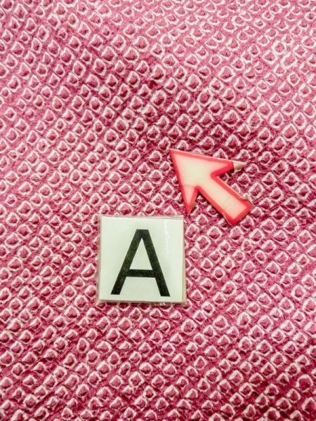 画像14: N0305L  女性用 羽織  シルク(正絹)  深い 桃色, あやめ 【中古】 【USED】 【リサイクル】 ★★★☆☆ (14)