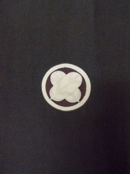 画像3: N0305P Mint  男性用羽織  シルク(正絹)   黒,  【新古品】 【USED】 【リサイクル】 ★★★☆☆ (3)