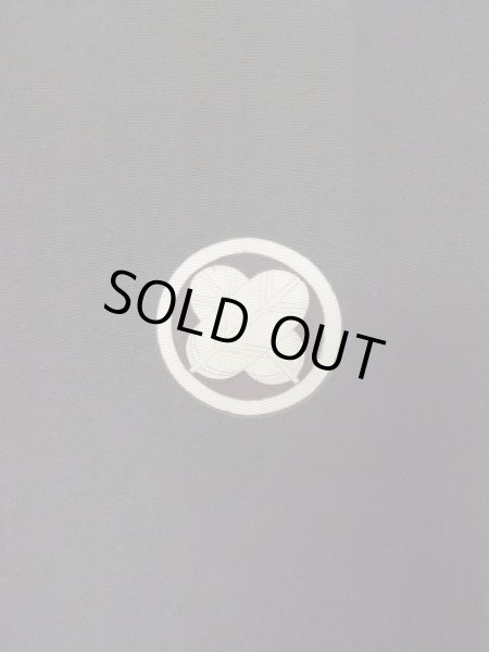 画像3: N0305P Mint  男性用羽織  シルク（正絹）   黒,  【新古品】 【USED】 【リサイクル】 ★★★☆☆ (3)