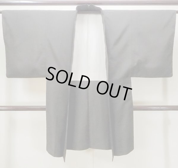 画像1: N0305R Mint  男性用羽織  シルク（正絹）   黒,  【新古品】 【USED】 【リサイクル】 ★★☆☆☆ (1)