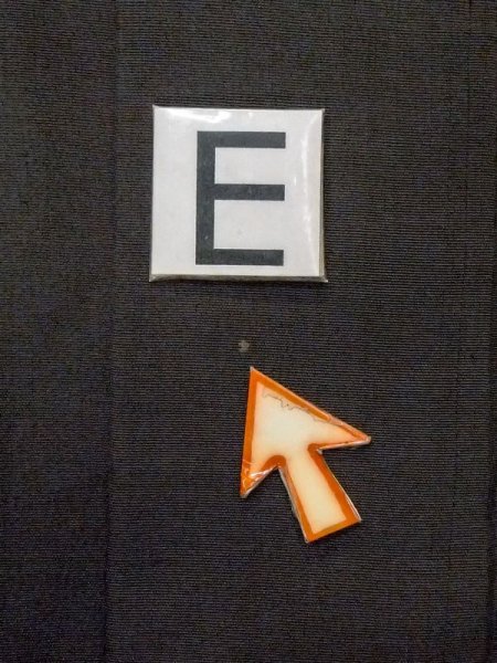 画像14: N0305R Mint  男性用羽織  シルク(正絹)   黒,  【新古品】 【USED】 【リサイクル】 ★★☆☆☆ (14)