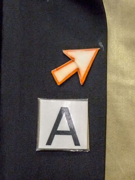 画像9: N0305S Mint  男性用羽織  シルク(正絹)   黒,  【新古品】 【USED】 【リサイクル】 ★☆☆☆☆ (9)