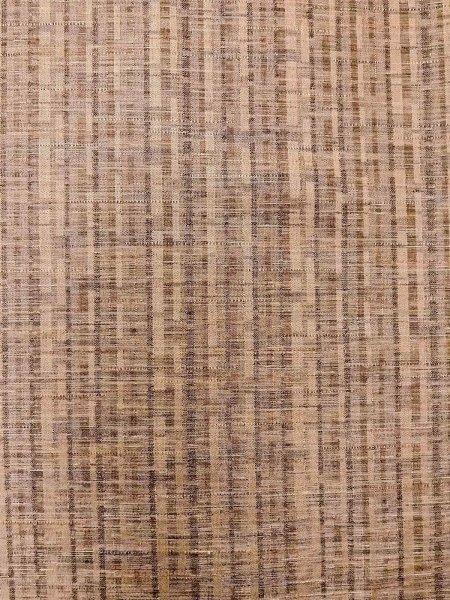 画像4: N0312H  女性用 単衣  シルク（正絹） 淡い 薄い 茶色, チェック柄 【中古】 【USED】 【リサイクル】 ★★☆☆☆ (4)