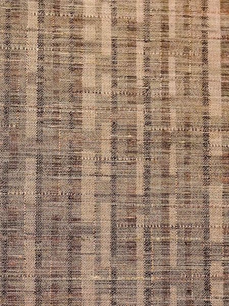 画像6: N0312H  女性用 単衣  シルク（正絹） 淡い 薄い 茶色, チェック柄 【中古】 【USED】 【リサイクル】 ★★☆☆☆ (6)