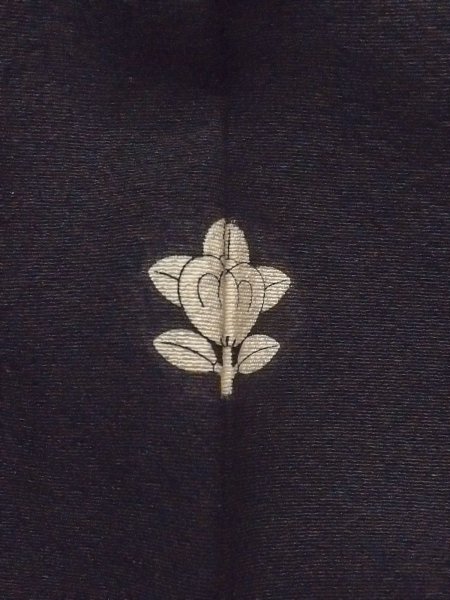 画像3: N0312I  女性用 喪服  シルク（正絹）   黒,  【中古】 【USED】 【リサイクル】 ★★☆☆☆ (3)