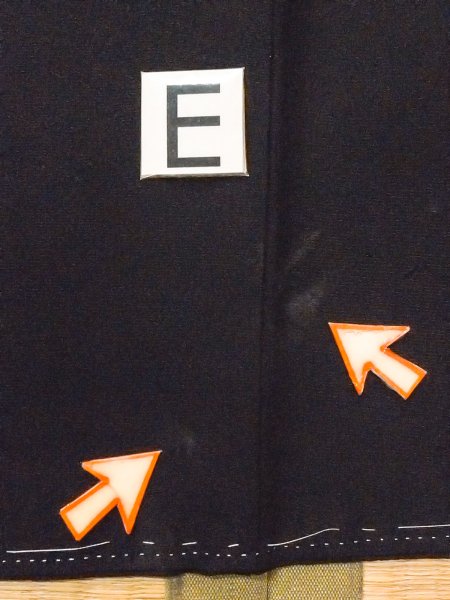 画像16: N0312I  女性用 喪服  シルク（正絹）   黒,  【中古】 【USED】 【リサイクル】 ★★☆☆☆ (16)