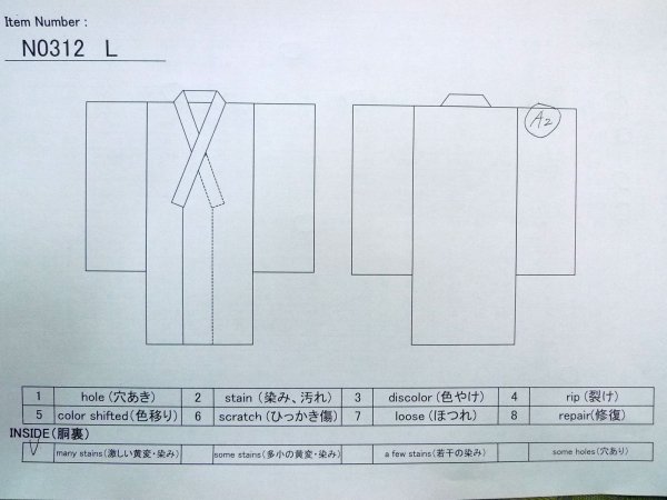 画像10: N0312L  女性用 喪服  シルク（正絹）   黒,  【中古】 【USED】 【リサイクル】 ★★☆☆☆ (10)