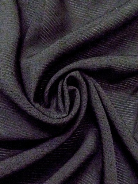 画像9: N0312O  女性用 喪服  シルク（正絹）   黒,  【中古】 【USED】 【リサイクル】 ★★☆☆☆ (9)