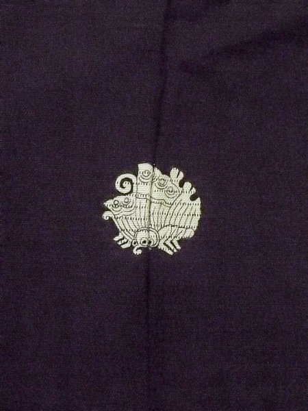 画像3: N0312P  女性用 喪服  シルク（正絹）   黒,  【中古】 【USED】 【リサイクル】 ★★☆☆☆ (3)