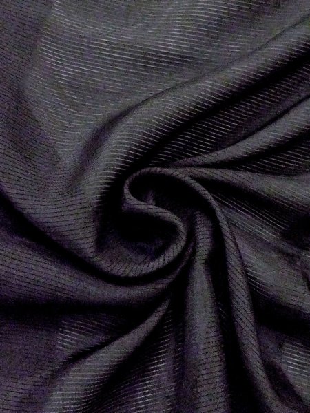 画像9: N0312W  女性用 喪服  シルク（正絹）   黒,  【中古】 【USED】 【リサイクル】 ★☆☆☆☆ (9)