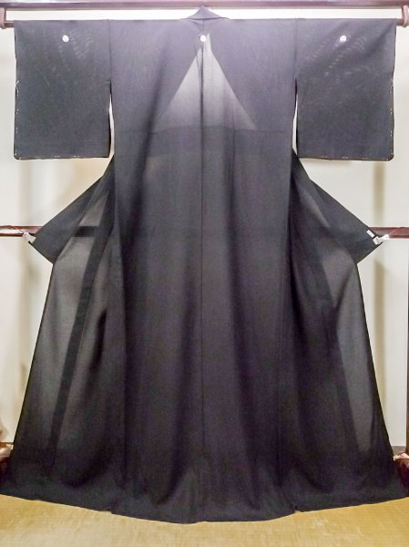 画像1: N0312Y  女性用 喪服  化繊   黒,  【中古】 【USED】 【リサイクル】 ★★☆☆☆ (1)