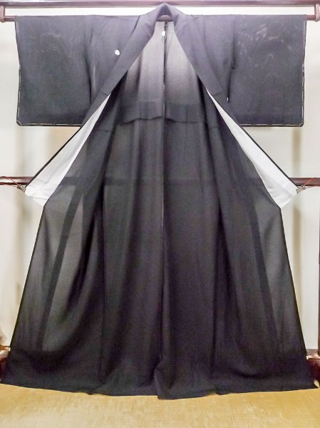 画像2: N0312Y  女性用 喪服  化繊   黒,  【中古】 【USED】 【リサイクル】 ★★☆☆☆ (2)