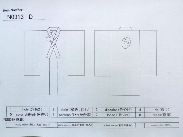画像10: N0313D  女性用 喪服  シルク（正絹）   黒,  【中古】 【USED】 【リサイクル】 ★☆☆☆☆ (10)