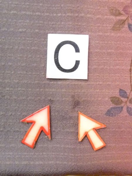 画像16: N0321E  女性用 道行  シルク(正絹)  淡い 灰色, ききょう 【中古】 【USED】 【リサイクル】 ★★☆☆☆ (16)