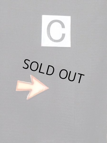 画像16: N0321F  女性用 道行  シルク（正絹）   黒, 松/松葉 【中古】 【USED】 【リサイクル】 ★★☆☆☆ (16)