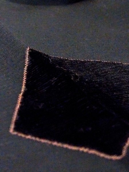 画像9: N0321G  女性用 道行  化繊   黒, 四角 【中古】 【USED】 【リサイクル】 ★★☆☆☆ (9)