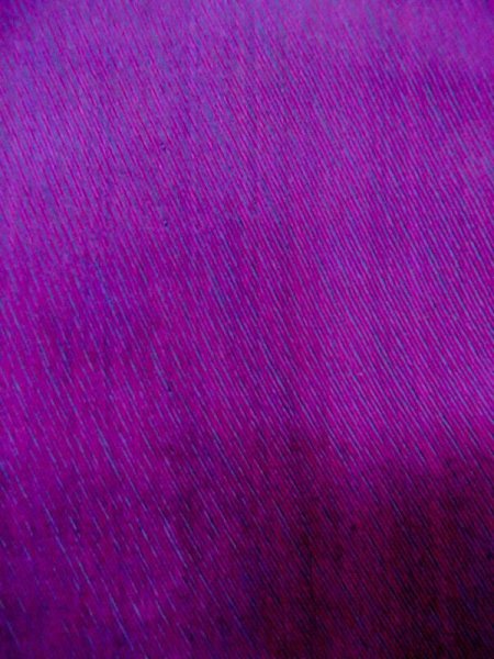 画像6: N0321L  女性用 道行  シルク(正絹)  光沢のある 紫色, 線 【中古】 【USED】 【リサイクル】 ★☆☆☆☆ (6)