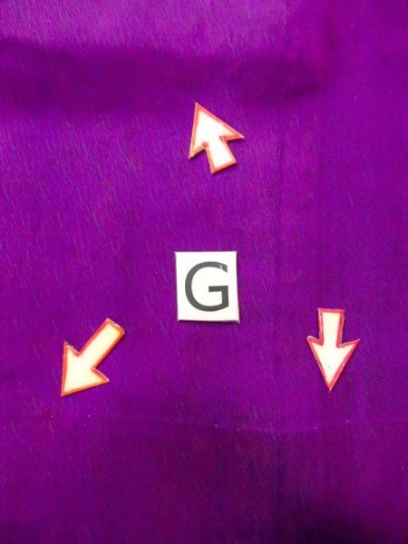 画像18: N0321L  女性用 道行  シルク(正絹)  光沢のある 紫色, 線 【中古】 【USED】 【リサイクル】 ★☆☆☆☆ (18)