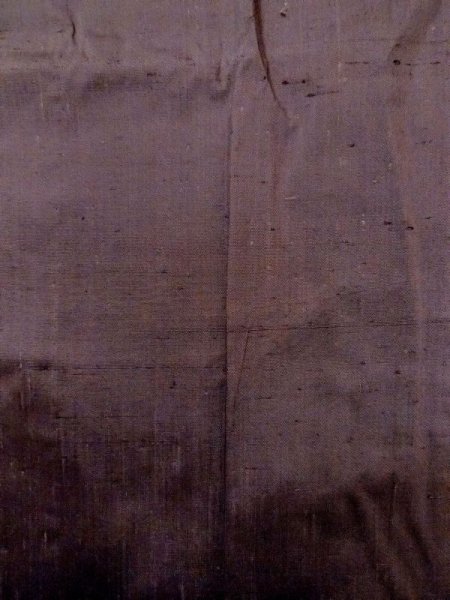 画像4: N0321M  女性用 道行  シルク(正絹)  灰色がかった 茶色,  【中古】 【USED】 【リサイクル】 ★★★☆☆ (4)