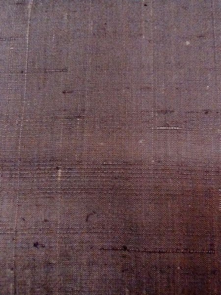画像5: N0321M  女性用 道行  シルク(正絹)  灰色がかった 茶色,  【中古】 【USED】 【リサイクル】 ★★★☆☆ (5)