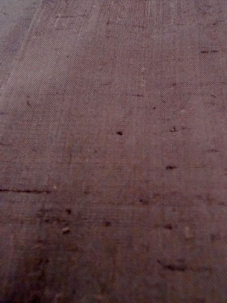 画像8: N0321M  女性用 道行  シルク(正絹)  灰色がかった 茶色,  【中古】 【USED】 【リサイクル】 ★★★☆☆ (8)