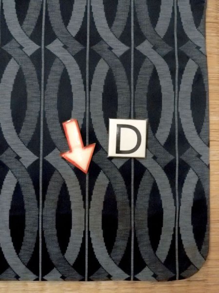 画像15: N0321N  女性用 道行  シルク(正絹)   灰色, 幾何学模様 【中古】 【USED】 【リサイクル】 ★★☆☆☆ (15)