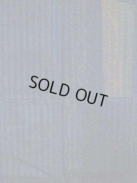 画像3: N0321R  女性用 道行  シルク（正絹）   紺, 縞 【中古】 【USED】 【リサイクル】 ★★★☆☆ (3)