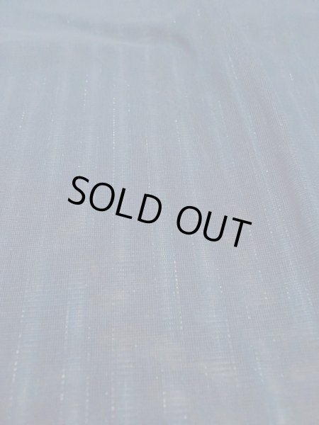 画像7: N0321R  女性用 道行  シルク（正絹）   紺, 縞 【中古】 【USED】 【リサイクル】 ★★★☆☆ (7)