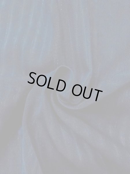 画像9: N0321R  女性用 道行  シルク（正絹）   紺, 縞 【中古】 【USED】 【リサイクル】 ★★★☆☆ (9)