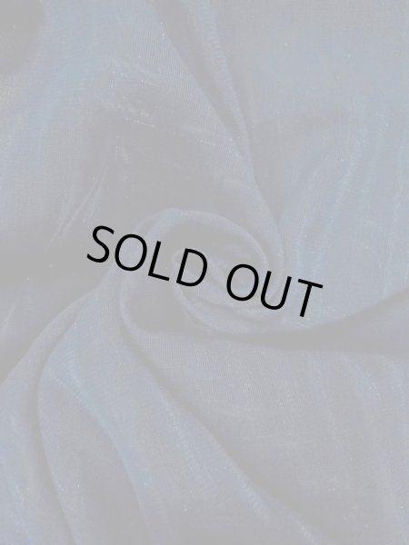 画像10: N0321R  女性用 道行  シルク（正絹）   紺, 縞 【中古】 【USED】 【リサイクル】 ★★★☆☆ (10)