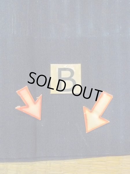 画像13: N0321R  女性用 道行  シルク（正絹）   紺, 縞 【中古】 【USED】 【リサイクル】 ★★★☆☆ (13)