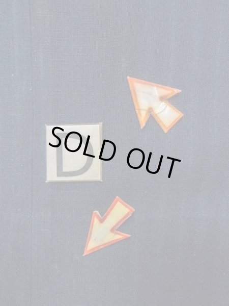 画像15: N0321R  女性用 道行  シルク（正絹）   紺, 縞 【中古】 【USED】 【リサイクル】 ★★★☆☆ (15)