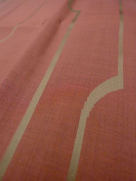 画像8: N0321V  女性用 雨コート  化繊  赤み 茶色, 線 【中古】 【USED】 【リサイクル】 ★★★☆☆ (8)